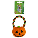 Hondenspeelgoed Pompoen met Flosstouw