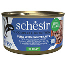 Schesir Kattenvoer Complete Tonijn & Witvis Gelei 85 gr