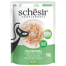 Schesir Kattenvoer Complements Kip & Zeebaars Gelei 70 gr