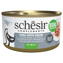 Schesir Kattenvoer Complements Tonijn & Inktvis Gelei 70 gr