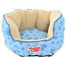 Woezel & Pip Hondenmand Blauw