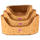 Woezel & Pip Hondenmand Hoge Rand Geel