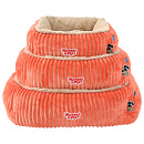 Woezel & Pip Hondenmand Corduroy Roze