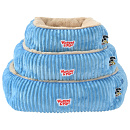 Woezel & Pip Hondenmand Corduroy Blauw