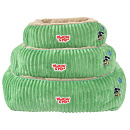 Woezel & Pip Hondenmand Corduroy Groen