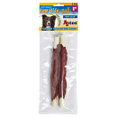 Antos Rawhide White Roll met Duck <br>20 cm 2 st