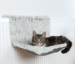 TRIXIE radiator hangmat wit/zwart