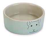 Beeztees voerbak cavia Frinca grijs/mint