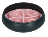 Eat Slow Live Longer Tumble Feeder pink