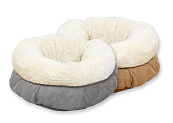 All for Paws Lambswool Donut Bed Grijs
