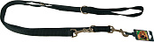 Nylon dresseerlijn <br>200 cm x 20 mm zwart