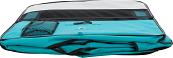 TRIXIE ren turquoise/grijs