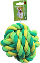 Touwbal Groen/geel XXL 17,5 cm