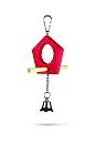 Beeztees houten vogelspeeltje Flox. 15 cm.
