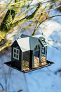 TRIXIE Natura Voederhuis Hangend Grenenhout Bruin/Wit