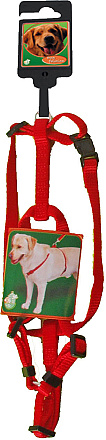 Nylon hondentuig rood 