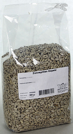 Zonnepitten Gepeld 800 gr