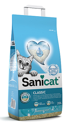 Sanicat kattenbakvulling Classic Marseille 20 ltr
