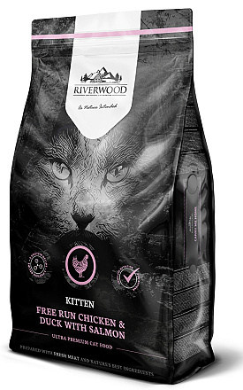 Riverwood kattenvoer Kitten Chicken & Duck <br>6 kg