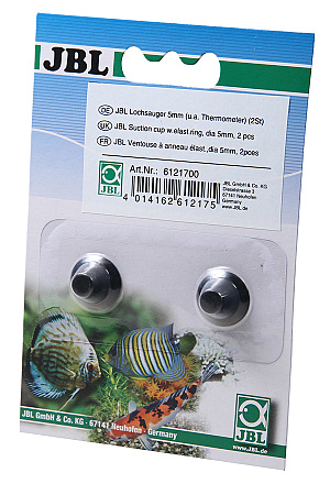 JBL zuignap met klem <br>5 mm 2 st