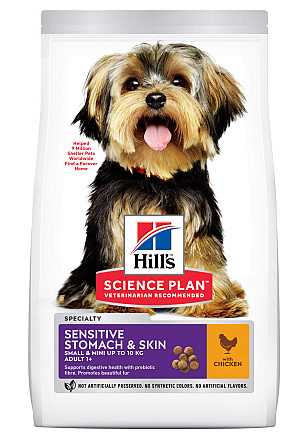 Hill's Science Plan Adult Sensitive Small & Mini kip 3 kg