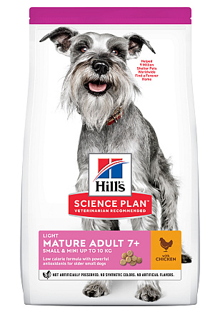Hill's Science Plan Mature Adult Light Small & Mini kip 2,5 kg