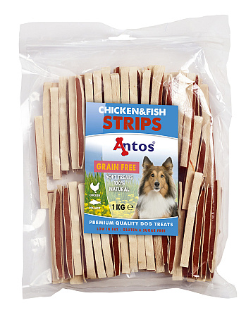 Antos Chicken & Fish Strips 1 kg