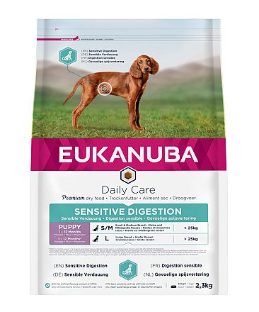 Eukanuba Hondenvoer Daily Care Puppy Sensitive Digestion 2,3 kg