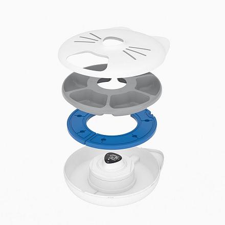Catit Pixi Smart 6-Meal Feeder Wit