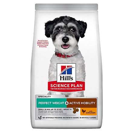 Hill's Science Plan Adult Perfect Weight & Active Mobility Small/Mini 6 kg