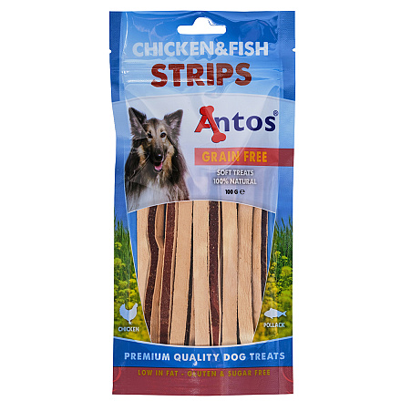 Antos Chicken & Fish Strips 100 gr