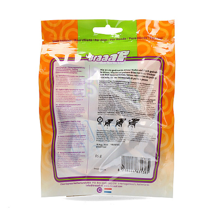Braaaf Twisted Bites Chicken & Fish 85 gr