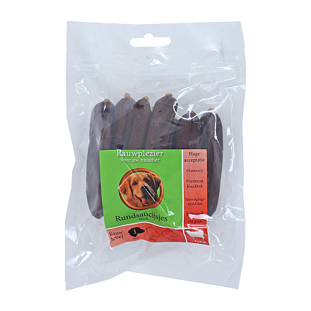 Natuurlijke Snack Saucijsjes Rund S 150 gr