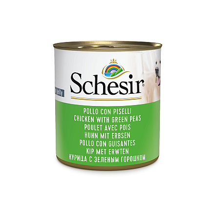 Schesir Hondenvoer Kip/Erwten Gelei 285 gr