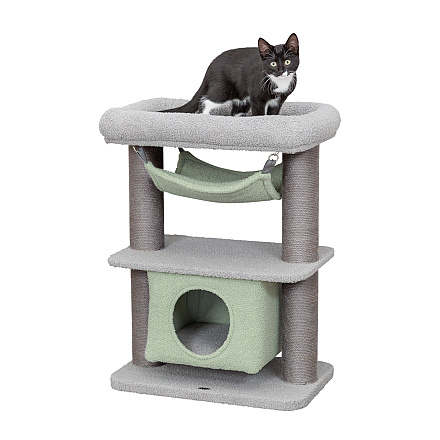 TRIXIE Junior Krabpaal Lunito Grijs/Mintgroen