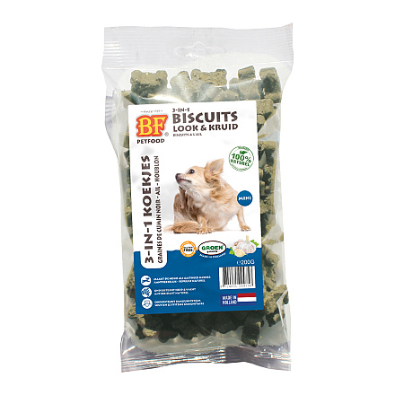 BF Petfood 3 in 1 Koekjes Vlo & Teek Mini 200 gr