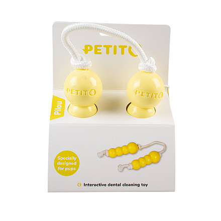 EBI PETIT Kauwspeelgoed Pilou Geel