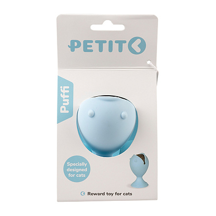 EBI PETIT Snackspeelgoed Puffi met Catnipbal Blauw