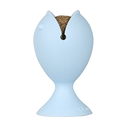 EBI PETIT Snackspeelgoed Puffi met Catnipbal Blauw