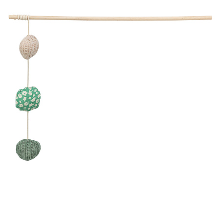 TRIXIE Kattenhengel met 3 Balletjes Catnip