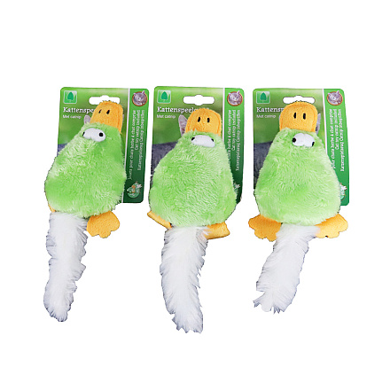 Kattenspeelgoed Vogelbekdier met Catnip en Staart Groen