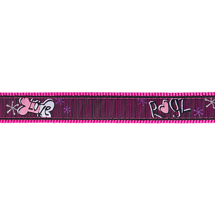 Rogz Sliphalsband Fancy Dress Pink Love