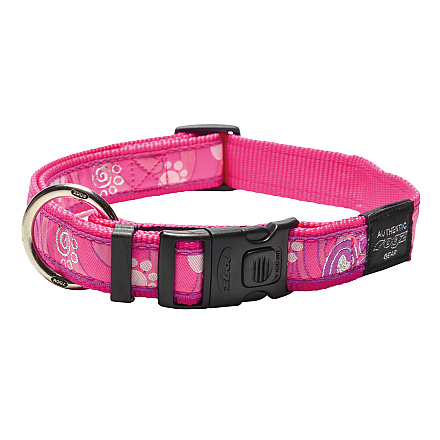 Rogz Sliphalsband Fancy Dress Pink Paw