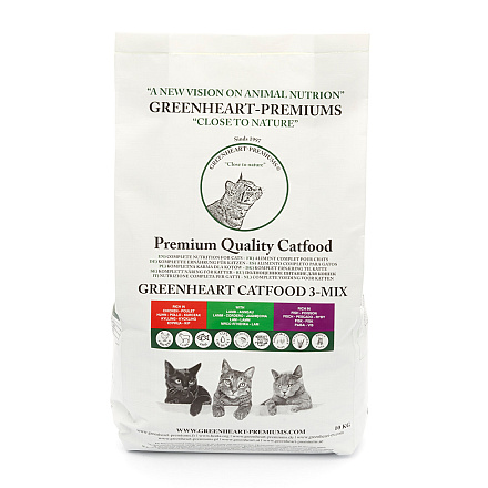 Greenheart Kattenvoer 3 Mix 10 kg