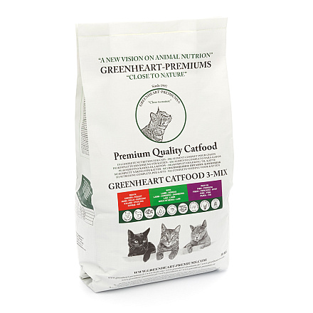 Greenheart Kattenvoer 3 Mix 10 kg