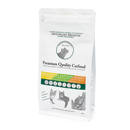 Greenheart Kattenvoer 3D Diet 500 gr