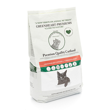 Greenheart Kattenvoer Chicken & Rice 10 kg