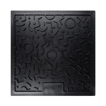 District 70 Likmat Quest Donkergrijs<br> 20 x 20 cm