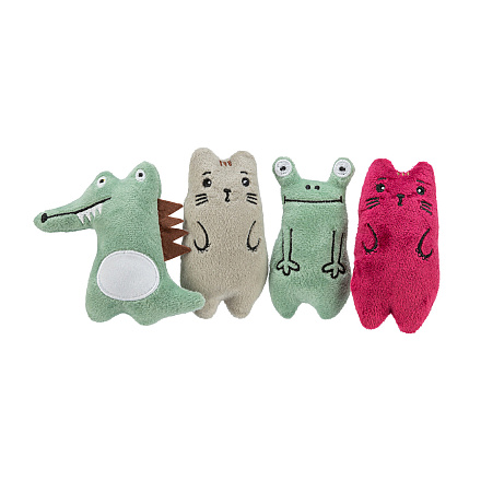 TRIXIE Kattenspeelgoed Dieren Catnip Assorti