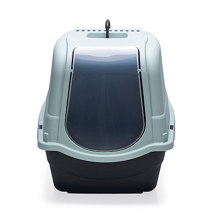 Beeztees Kattenbak Romeo Eco Lichtblauw/Zwart